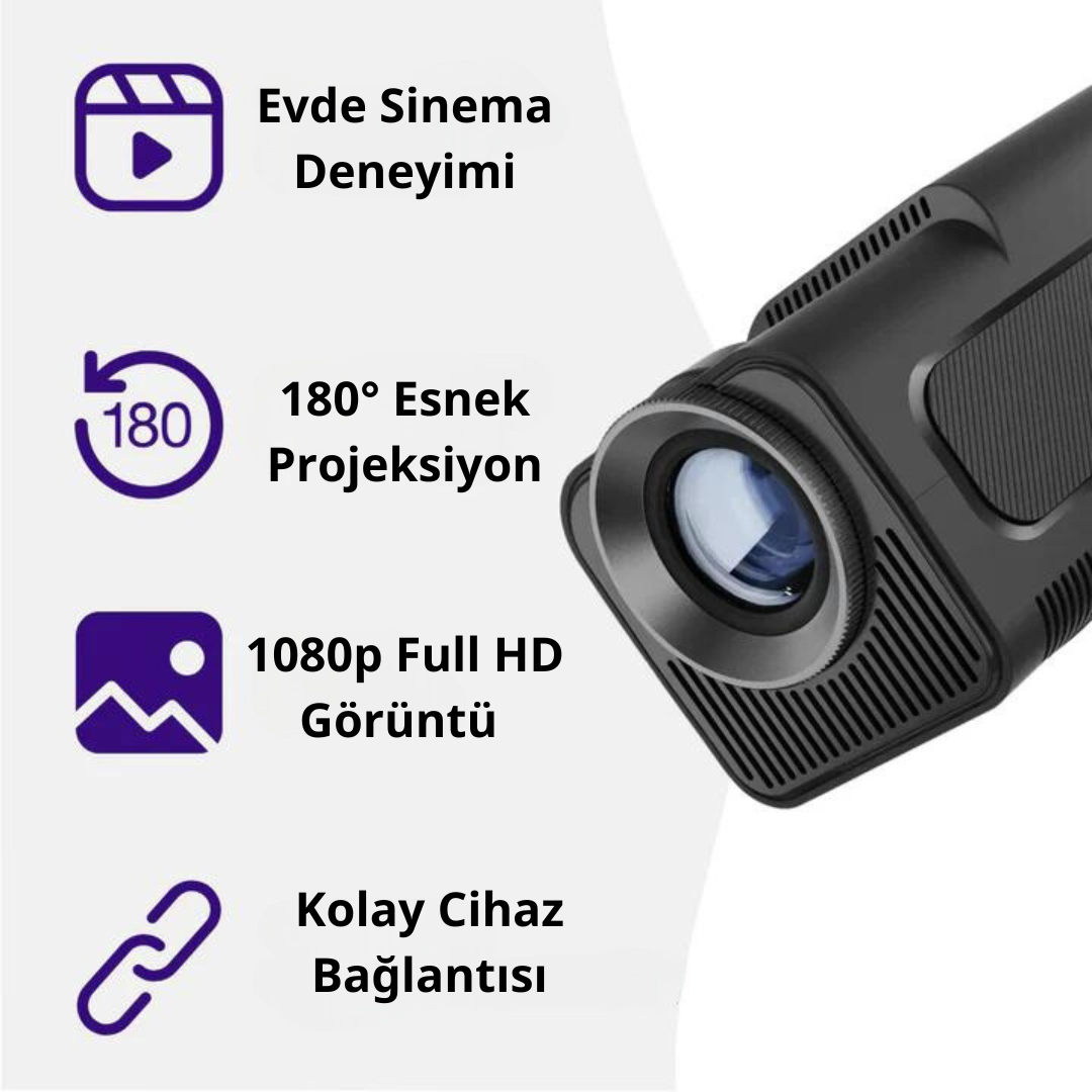 4K Ev Sineması Projektörü