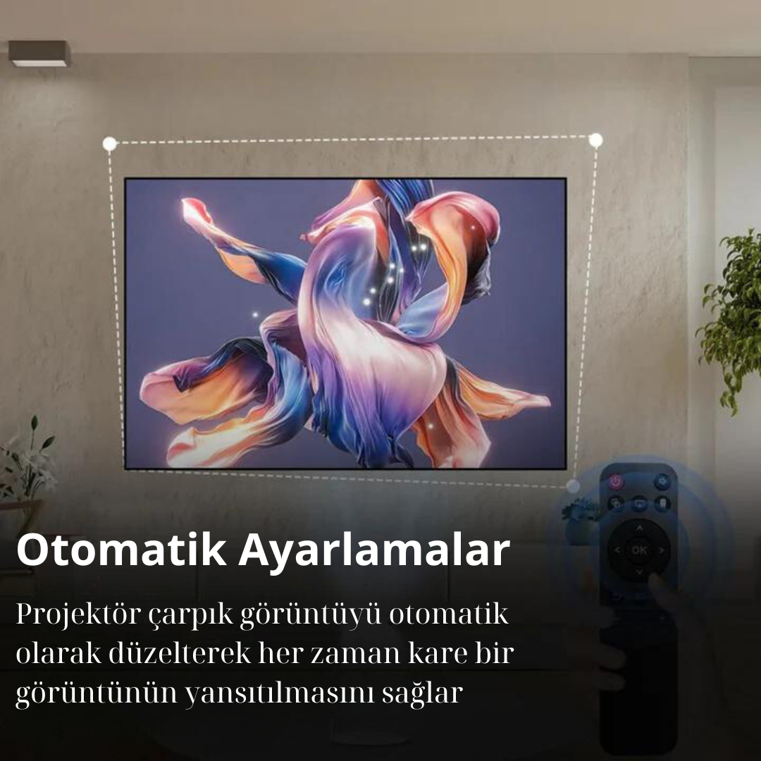 4K Ev Sineması Projektörü