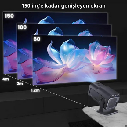 4K Ev Sineması Projektörü