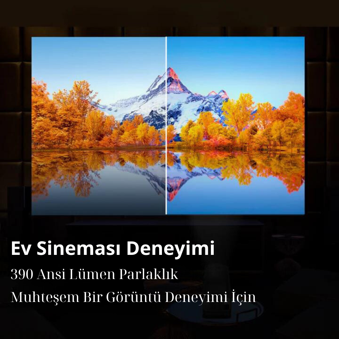 4K Ev Sineması Projektörü